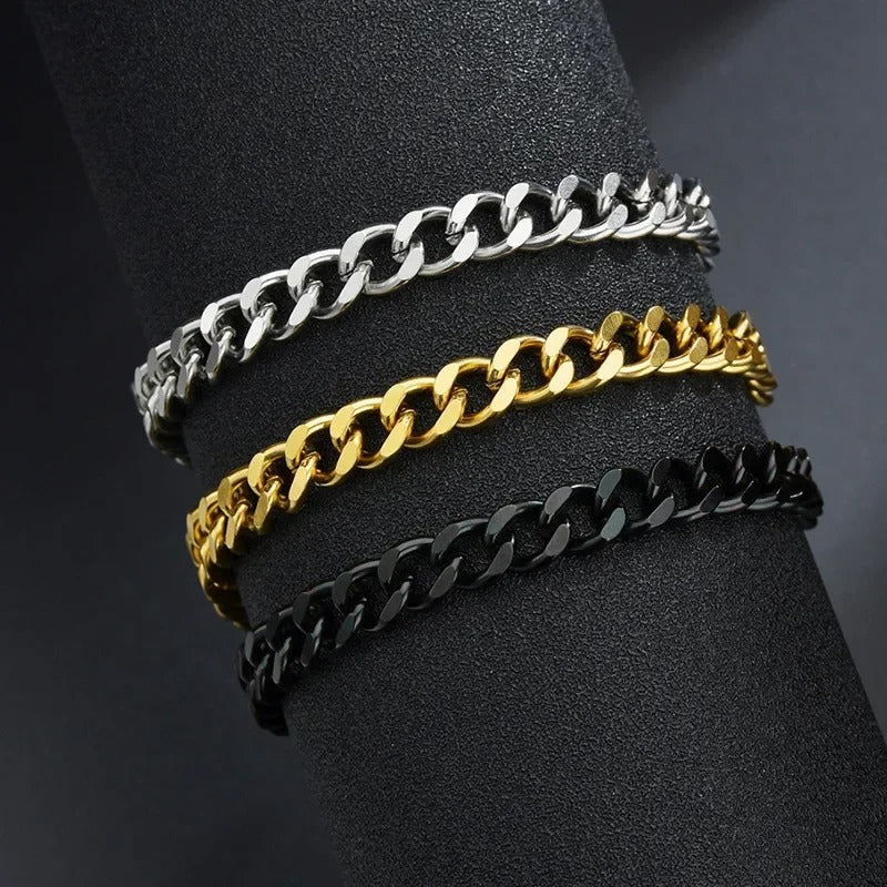 Fashion Stainless Steel Men Chain Bracelet